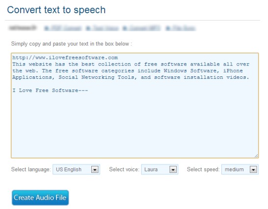 dj text to speech software free